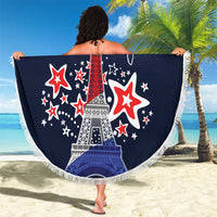 Personalized Happy Bastille Day Beach Blanket Vive la France!