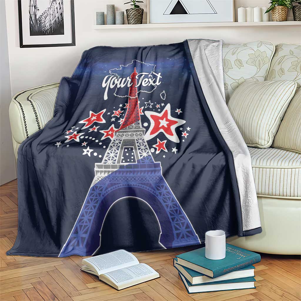 Personalized Happy Bastille Day Blanket Vive la France!