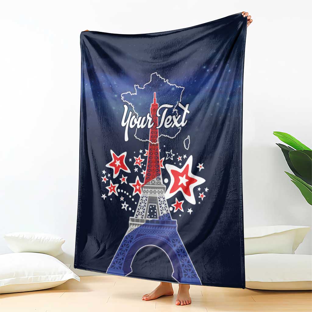 Personalized Happy Bastille Day Blanket Vive la France!