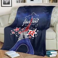 Personalized Happy Bastille Day Blanket Vive la France!