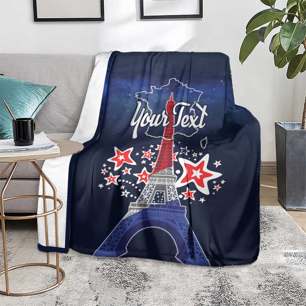 Personalized Happy Bastille Day Blanket Vive la France!