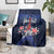 Personalized Happy Bastille Day Blanket Vive la France!