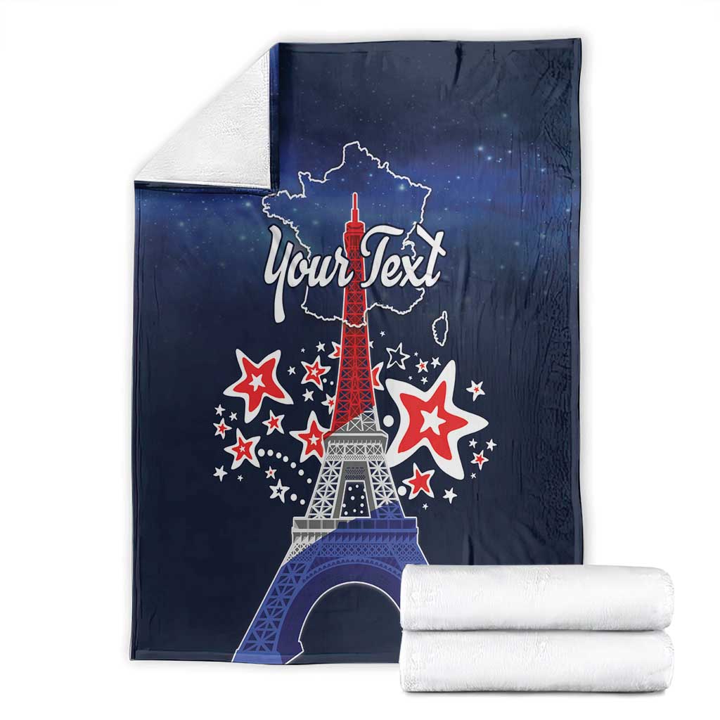 Personalized Happy Bastille Day Blanket Vive la France!
