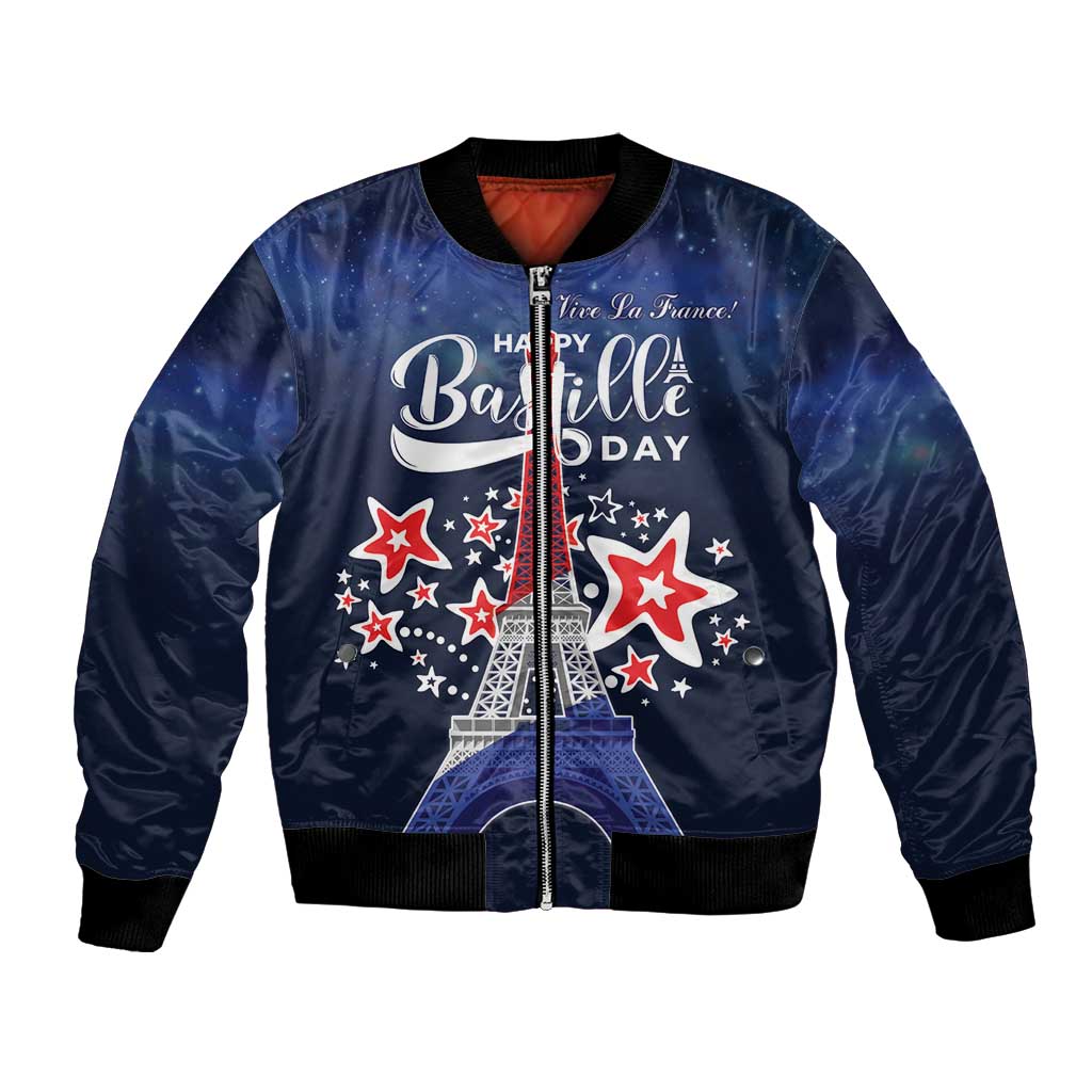 Personalized Happy Bastille Day Bomber Jacket Vive la France!