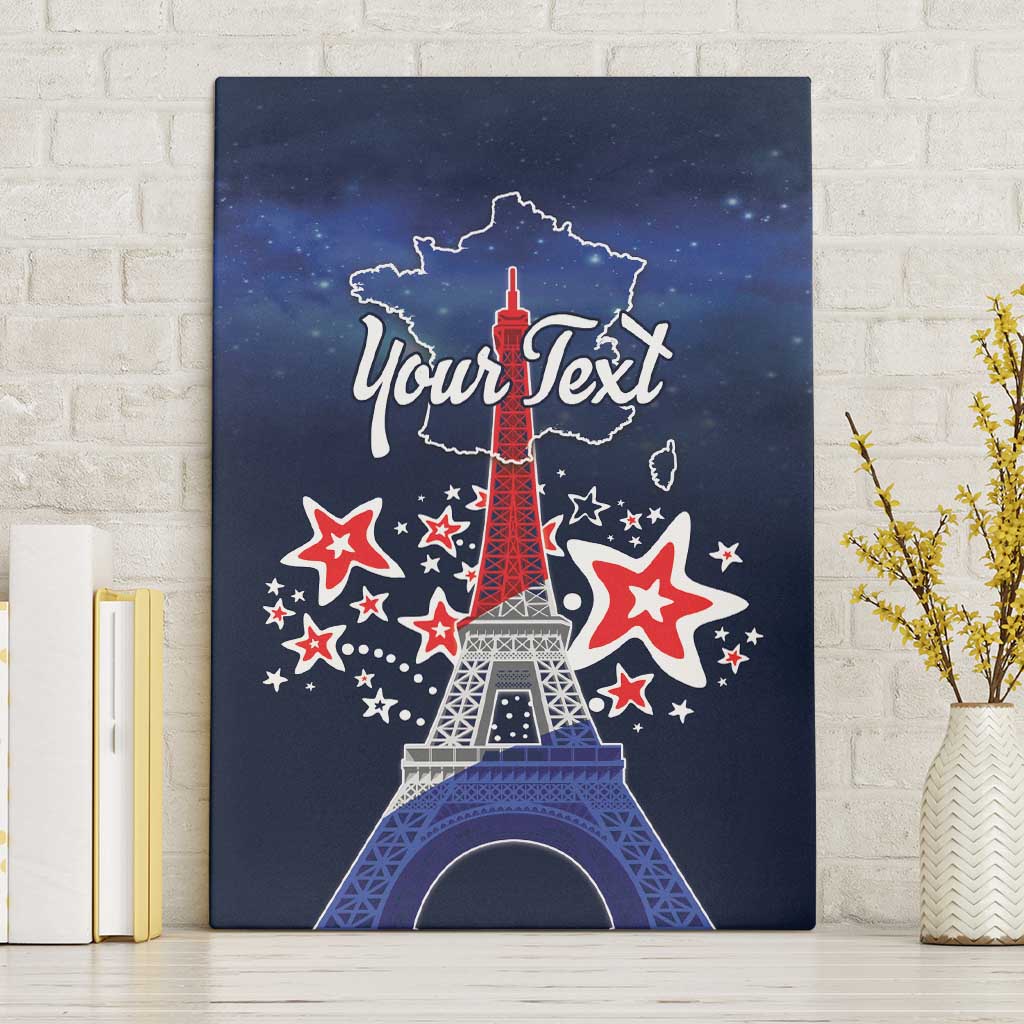 Personalized Happy Bastille Day Canvas Wall Art Vive la France!