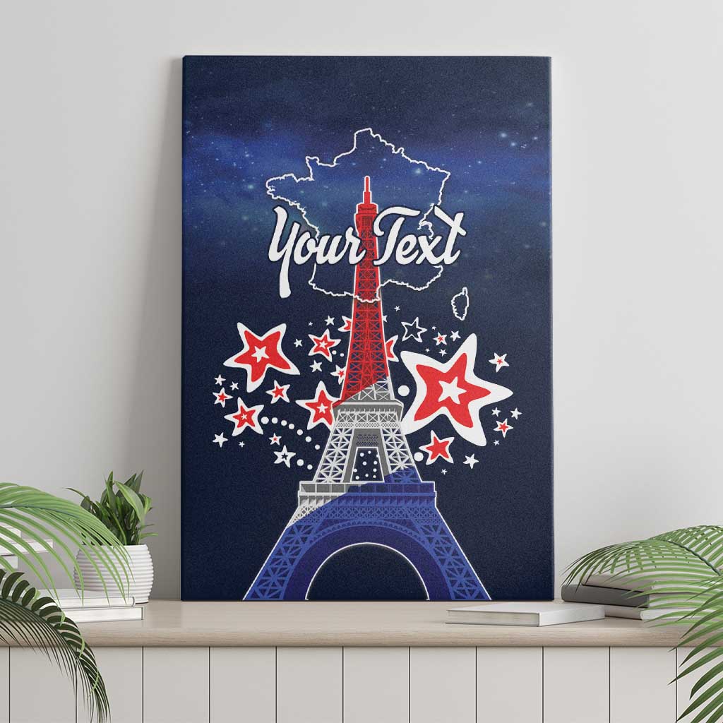 Personalized Happy Bastille Day Canvas Wall Art Vive la France!