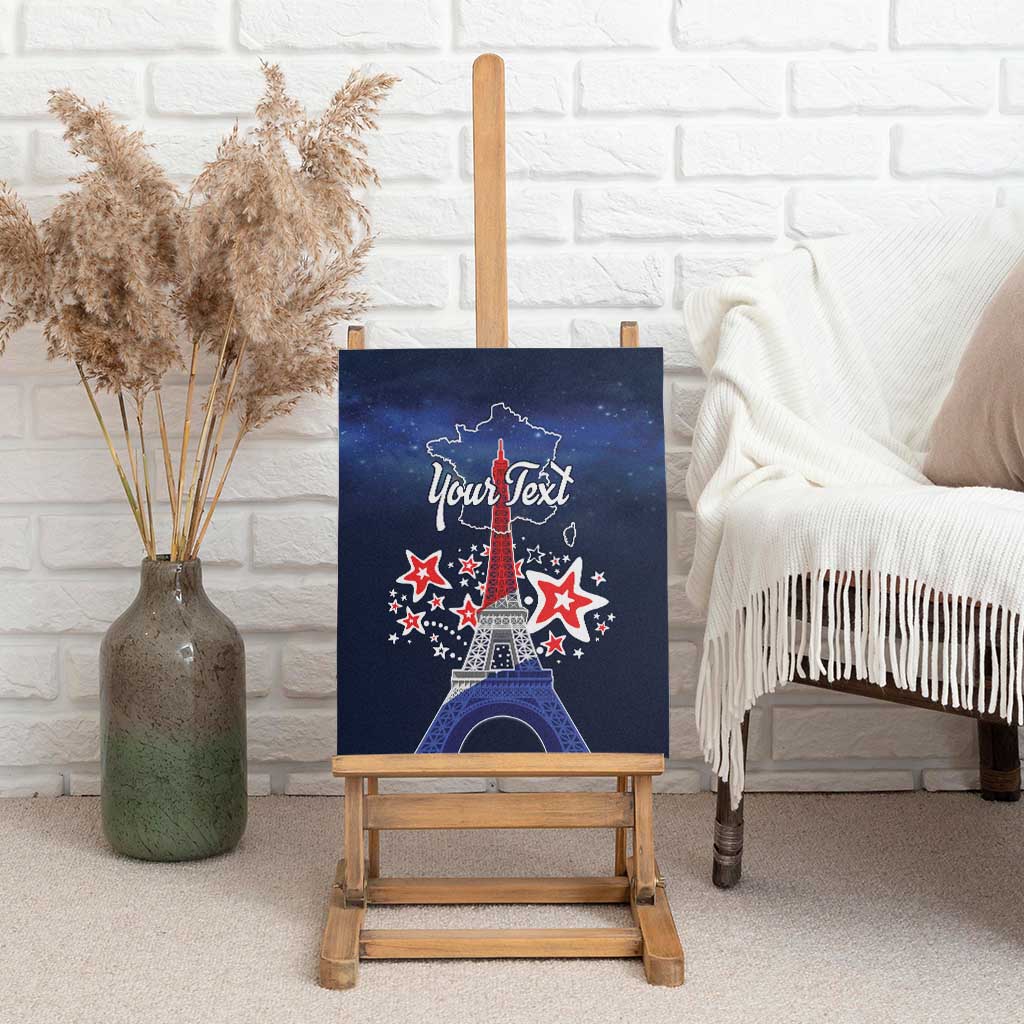 Personalized Happy Bastille Day Canvas Wall Art Vive la France!