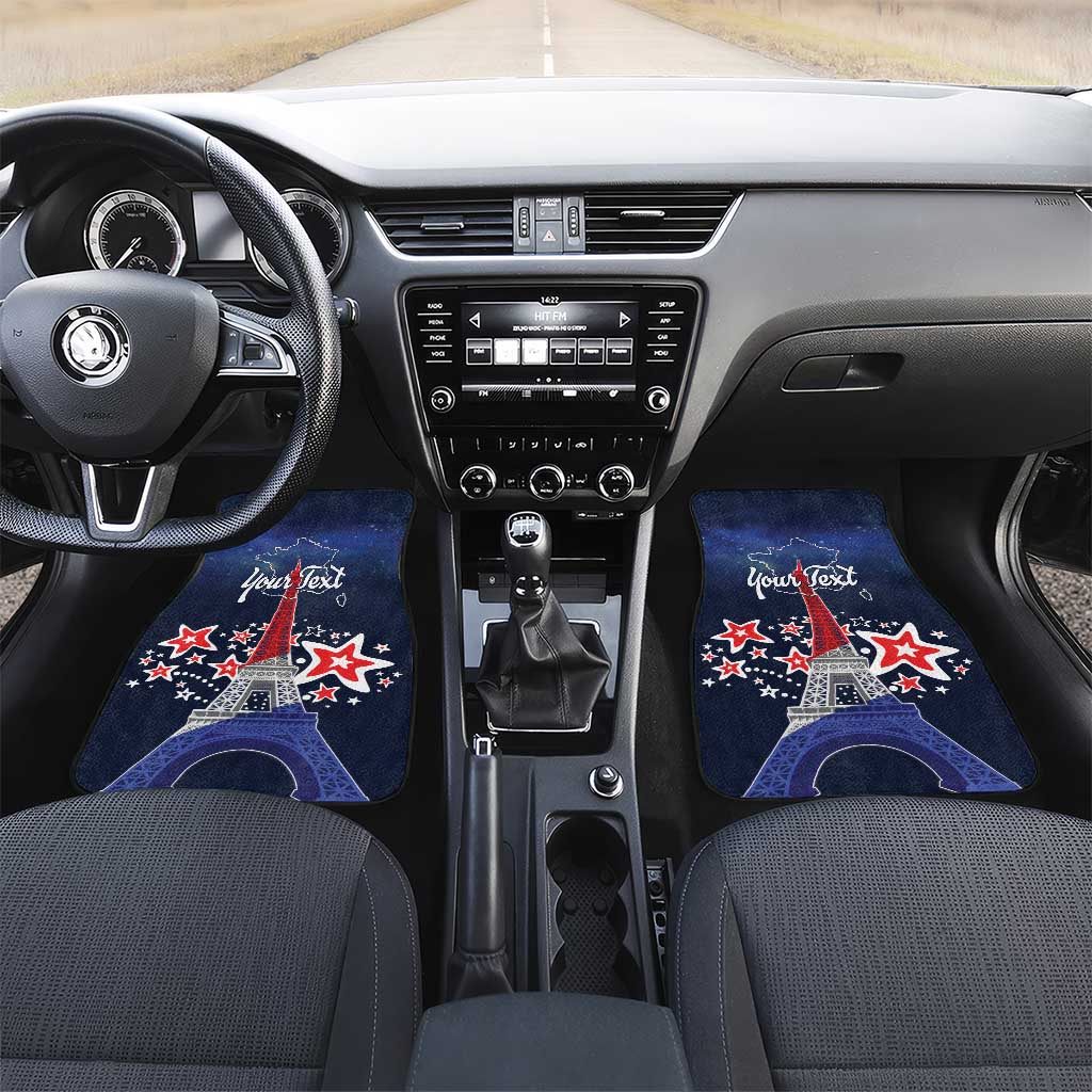 Personalized Happy Bastille Day Car Mats Vive la France!