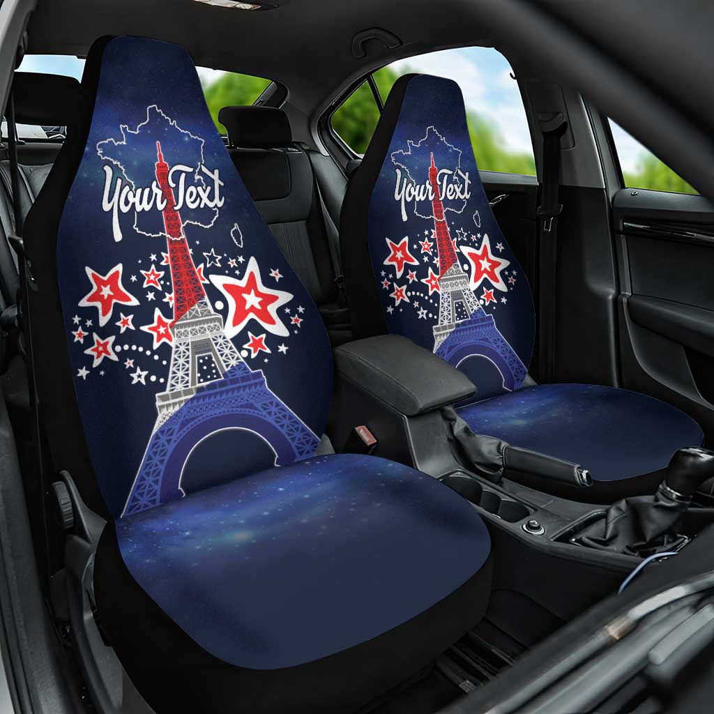 Personalized Happy Bastille Day Car Seat Cover Vive la France!