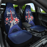 Personalized Happy Bastille Day Car Seat Cover Vive la France!