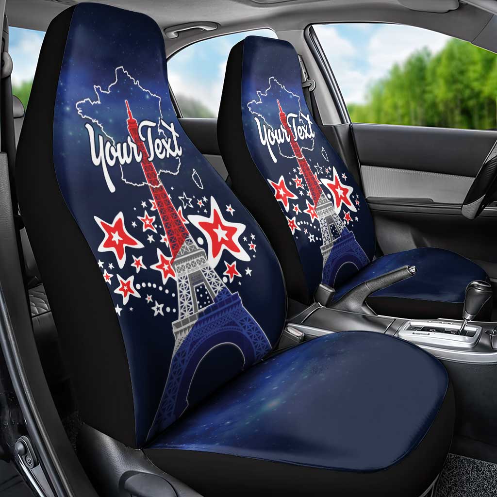 Personalized Happy Bastille Day Car Seat Cover Vive la France!