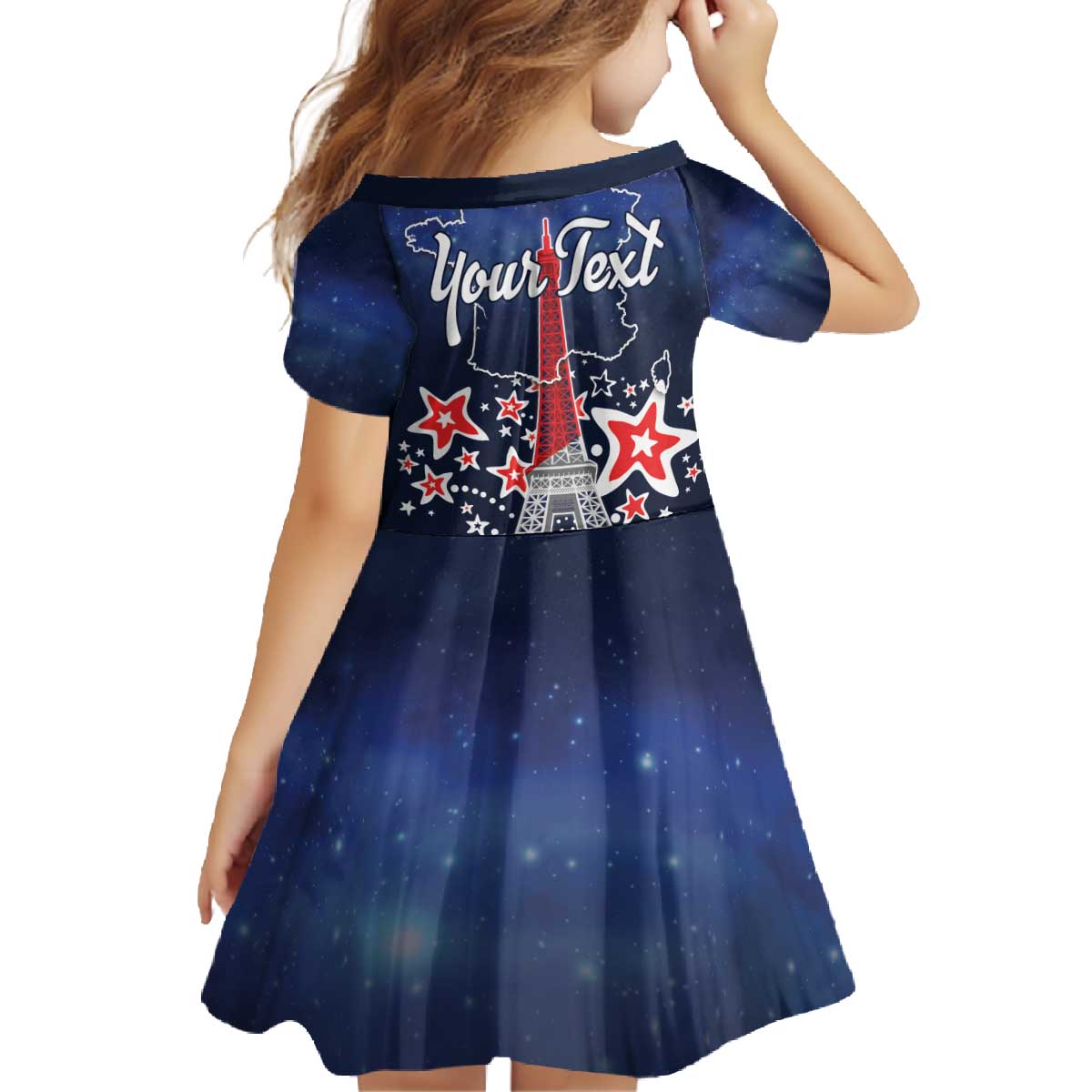 Personalized Happy Bastille Day Family Matching Off The Shoulder Long Sleeve Dress and Hawaiian Shirt Vive la France!