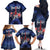 Personalized Happy Bastille Day Family Matching Off The Shoulder Long Sleeve Dress and Hawaiian Shirt Vive la France!
