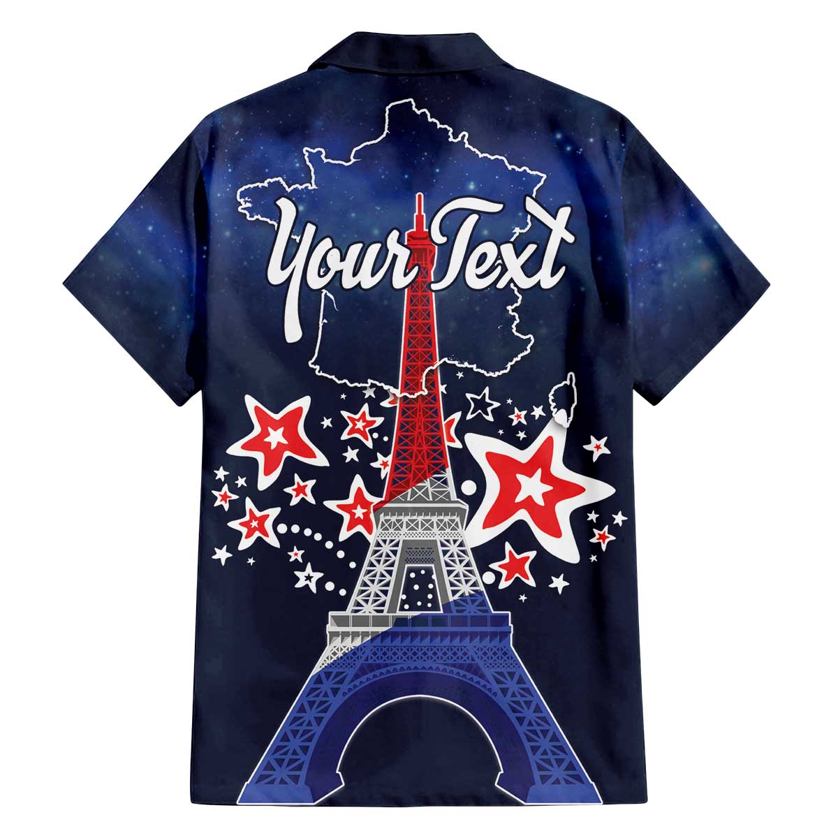 Personalized Happy Bastille Day Family Matching Off The Shoulder Long Sleeve Dress and Hawaiian Shirt Vive la France!