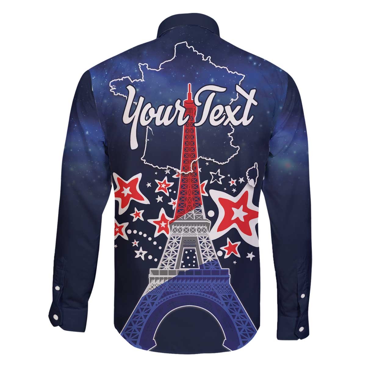Personalized Happy Bastille Day Family Matching Off The Shoulder Long Sleeve Dress and Hawaiian Shirt Vive la France!