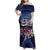 Personalized Happy Bastille Day Family Matching Off Shoulder Maxi Dress and Hawaiian Shirt Vive la France!