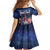 Personalized Happy Bastille Day Family Matching Off Shoulder Short Dress and Hawaiian Shirt Vive la France!