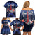 Personalized Happy Bastille Day Family Matching Off Shoulder Short Dress and Hawaiian Shirt Vive la France!
