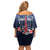 Personalized Happy Bastille Day Family Matching Off Shoulder Short Dress and Hawaiian Shirt Vive la France!