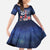 Personalized Happy Bastille Day Family Matching Short Sleeve Bodycon Dress and Hawaiian Shirt Vive la France!