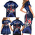 Personalized Happy Bastille Day Family Matching Short Sleeve Bodycon Dress and Hawaiian Shirt Vive la France!