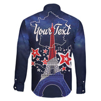 Personalized Happy Bastille Day Family Matching Short Sleeve Bodycon Dress and Hawaiian Shirt Vive la France!