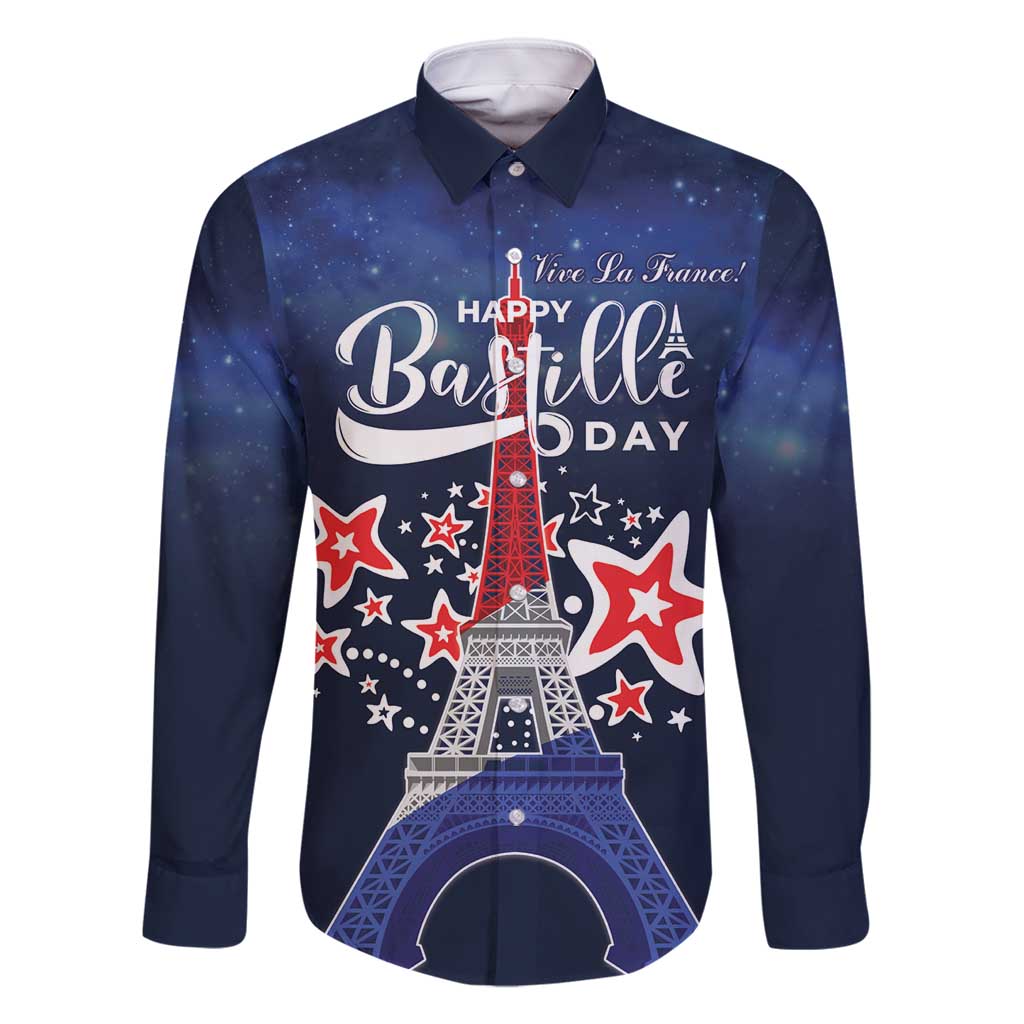 Personalized Happy Bastille Day Family Matching Summer Maxi Dress and Hawaiian Shirt Vive la France!