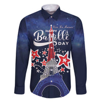 Personalized Happy Bastille Day Family Matching Summer Maxi Dress and Hawaiian Shirt Vive la France!