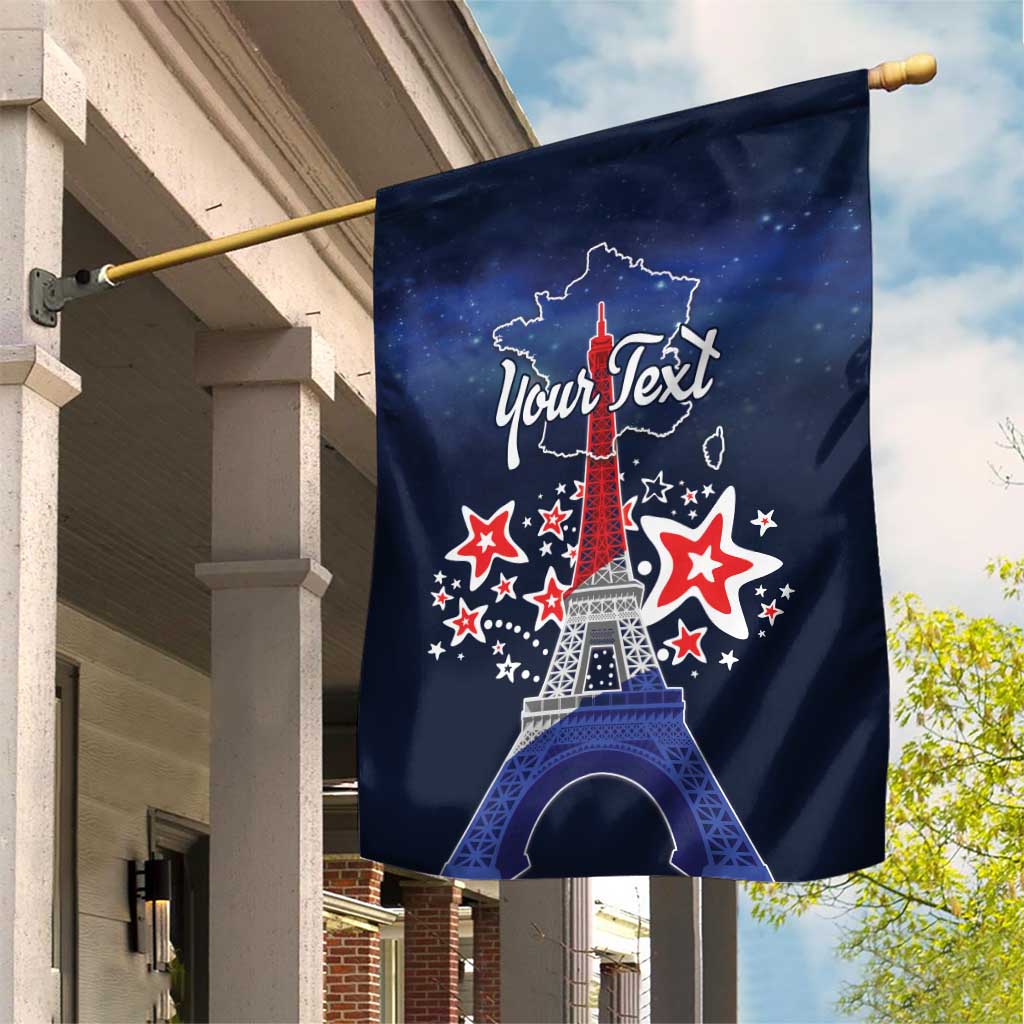 Personalized Happy Bastille Day Garden Flag Vive la France!