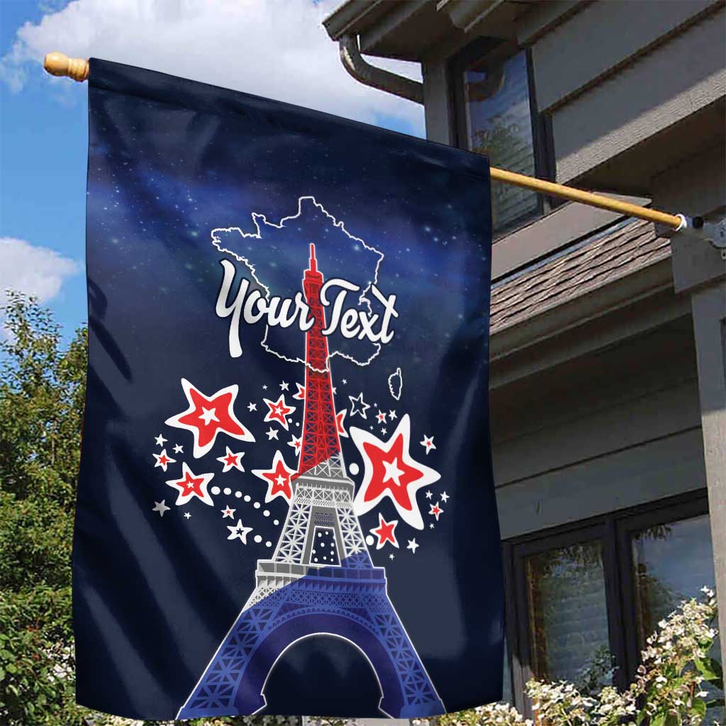 Personalized Happy Bastille Day Garden Flag Vive la France!