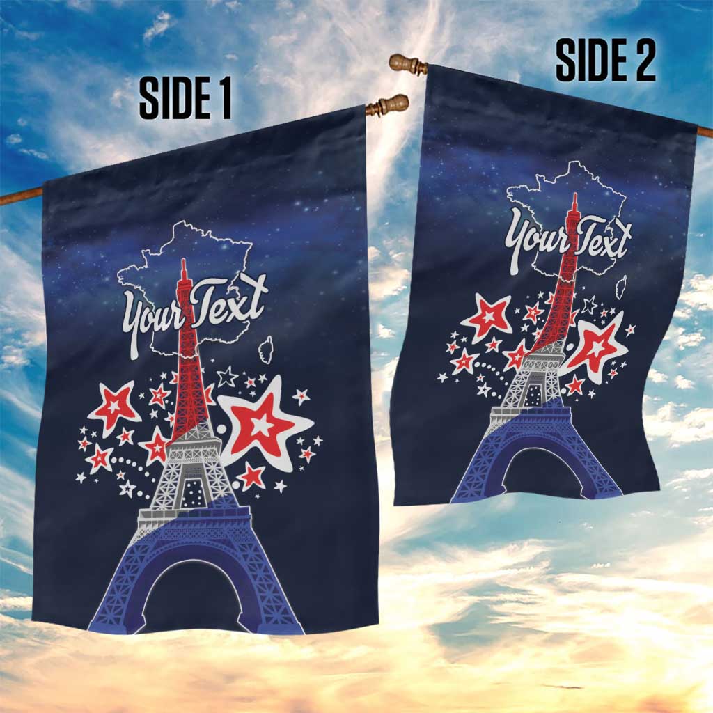 Personalized Happy Bastille Day Garden Flag Vive la France!