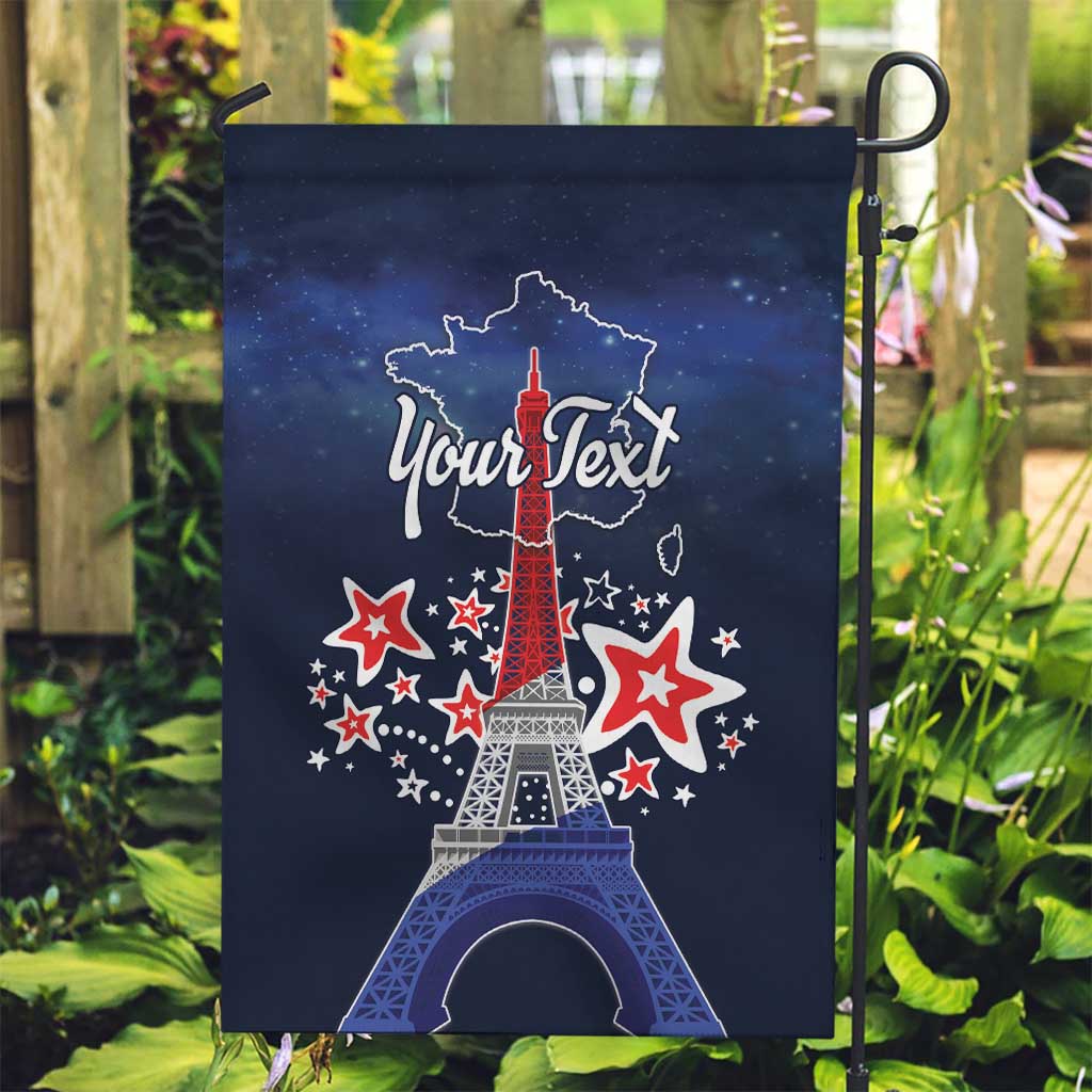 Personalized Happy Bastille Day Garden Flag Vive la France!