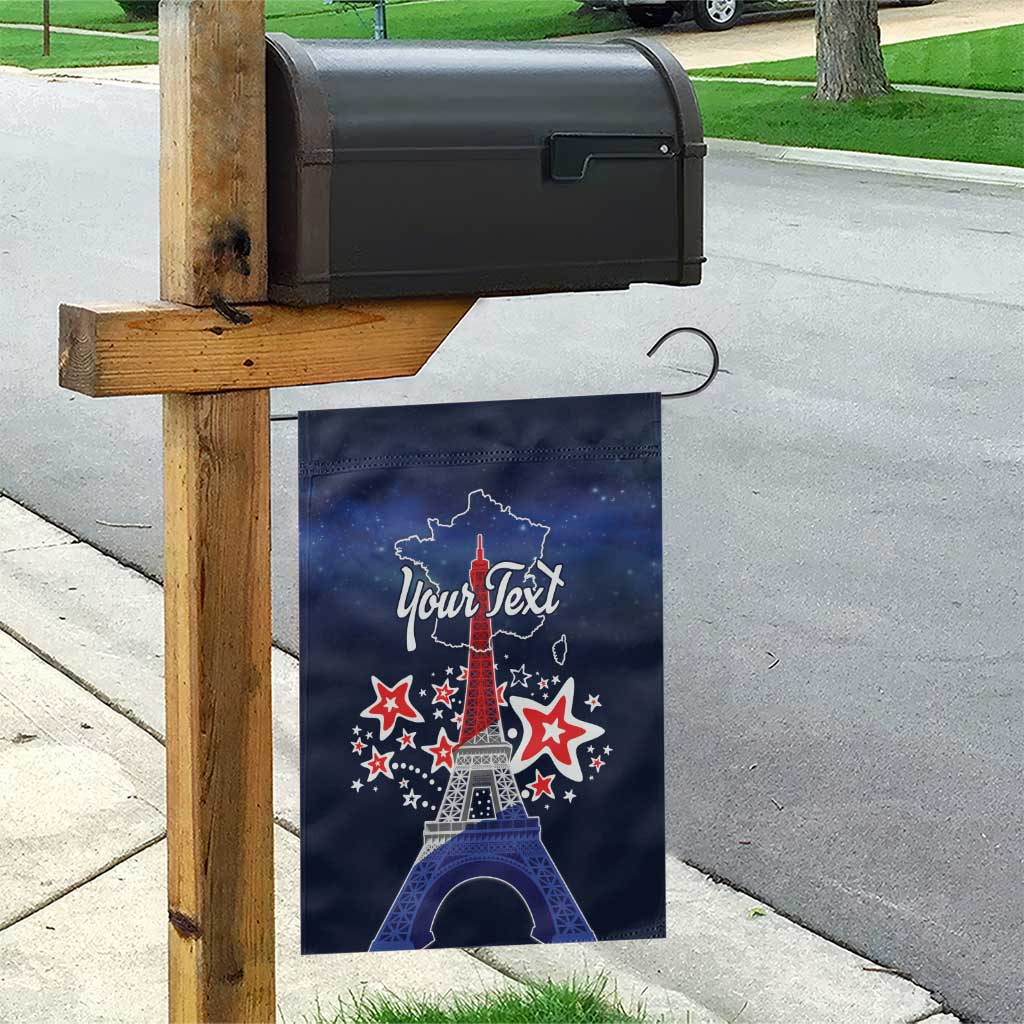 Personalized Happy Bastille Day Garden Flag Vive la France!