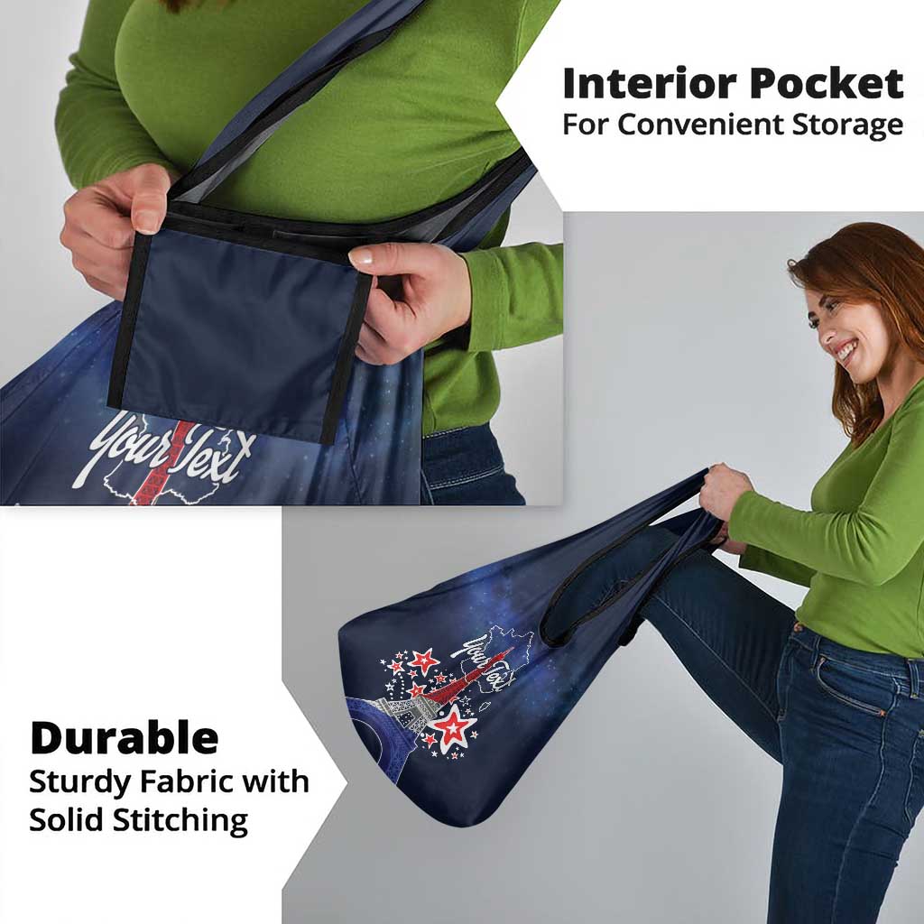 Personalized Happy Bastille Day Grocery Bag Vive la France!