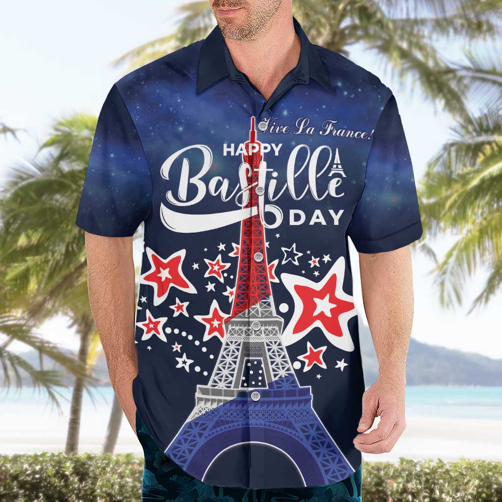 Personalized Happy Bastille Day Hawaiian Shirt Vive la France!