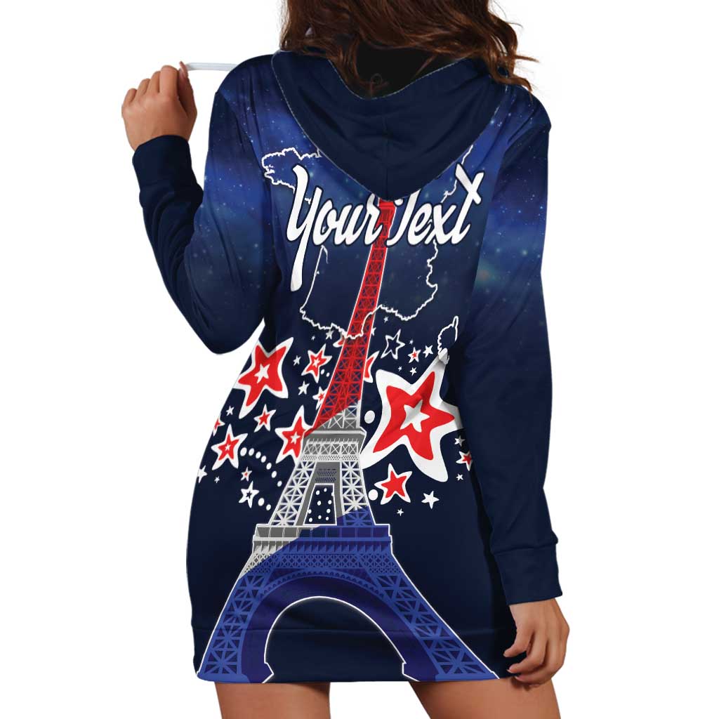 Personalized Happy Bastille Day Hoodie Dress Vive la France!