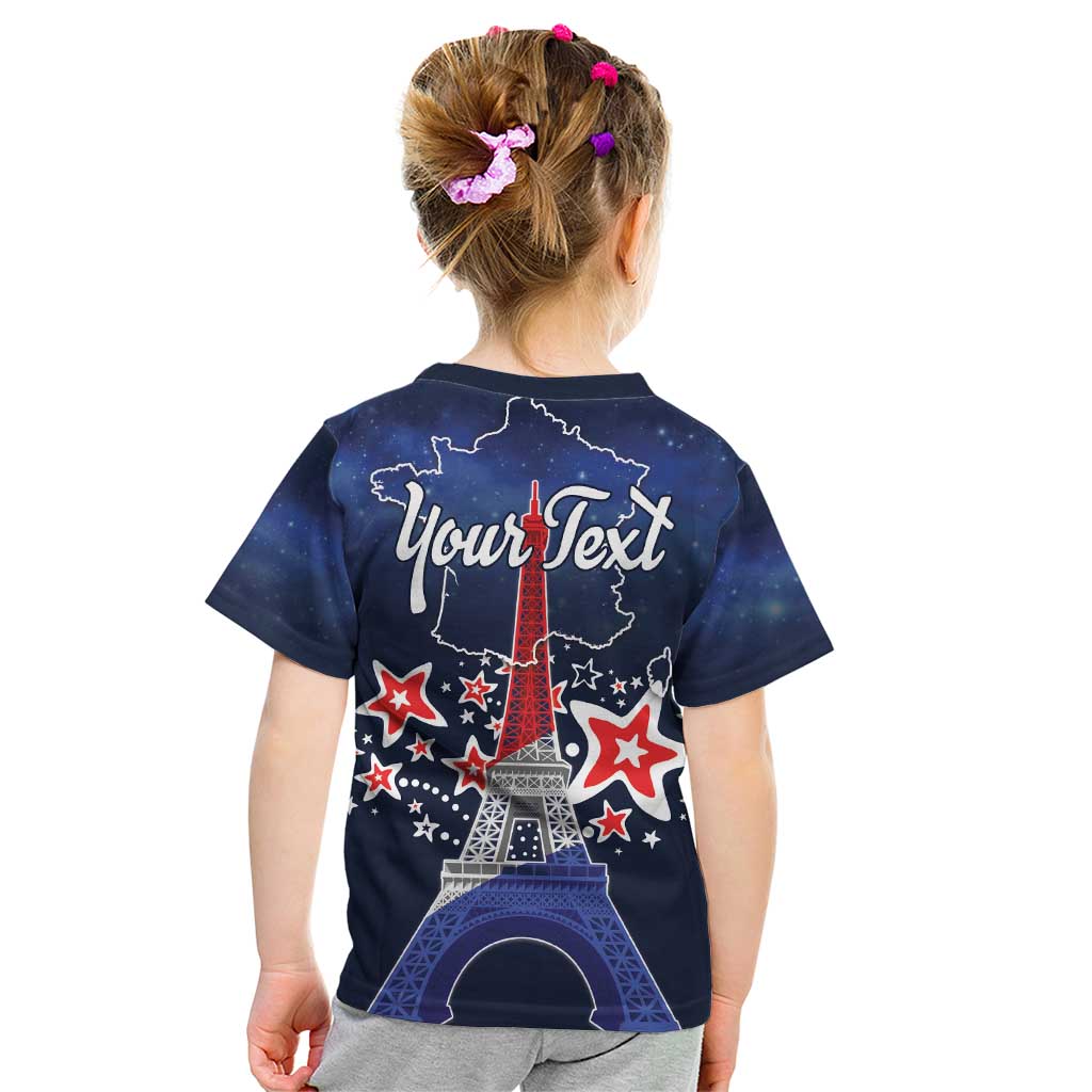 Personalized Happy Bastille Day Kid T Shirt Vive la France!