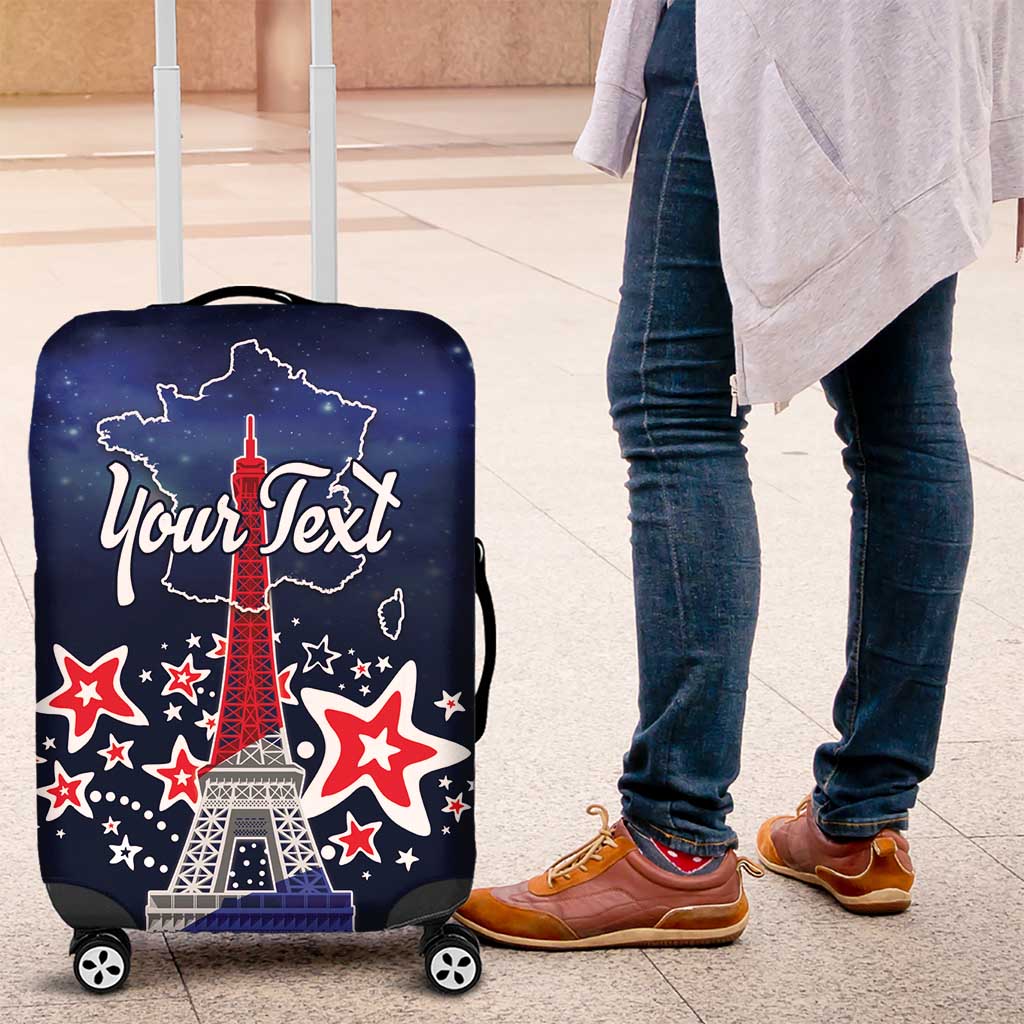 Personalized Happy Bastille Day Luggage Cover Vive la France!