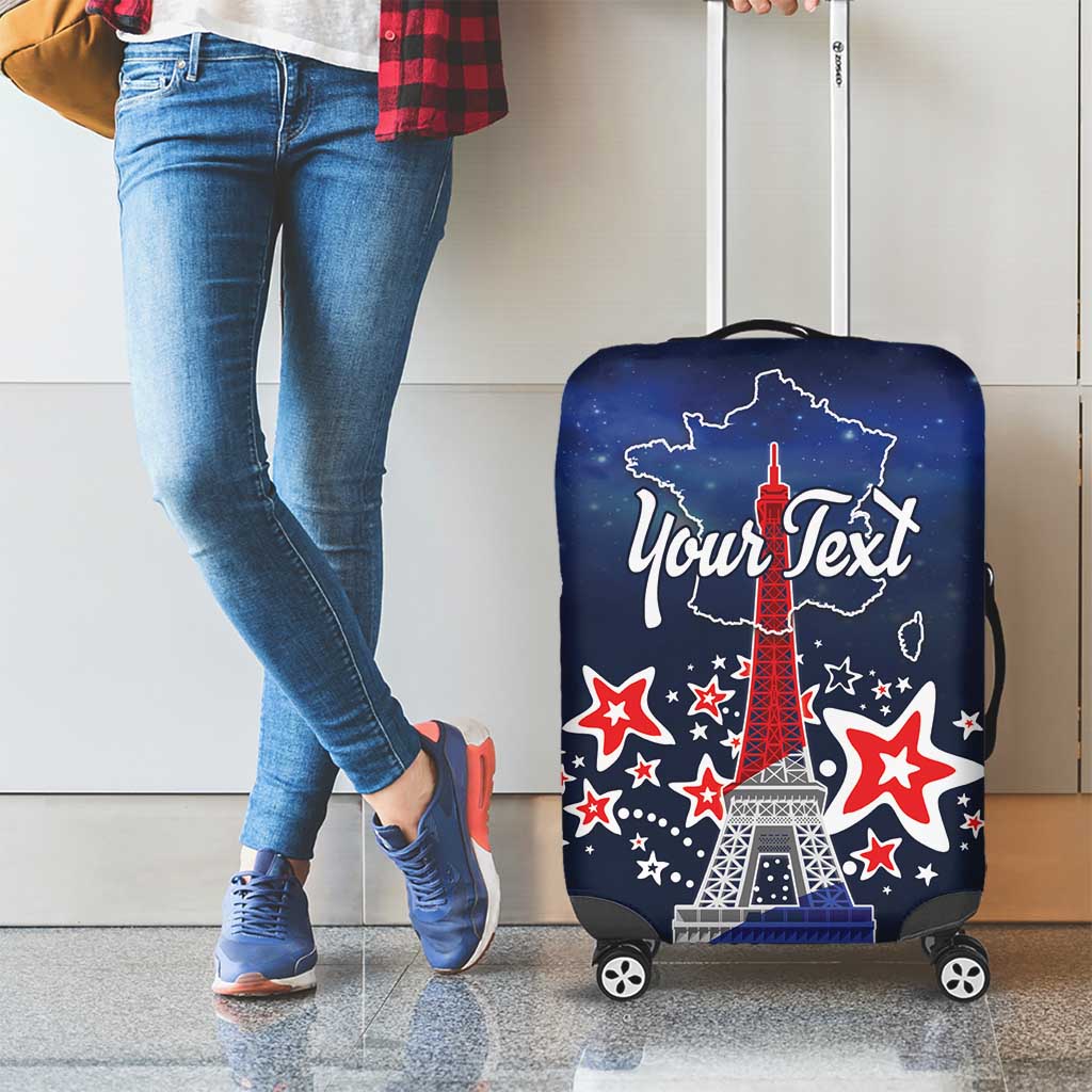 Personalized Happy Bastille Day Luggage Cover Vive la France!