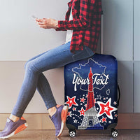Personalized Happy Bastille Day Luggage Cover Vive la France!