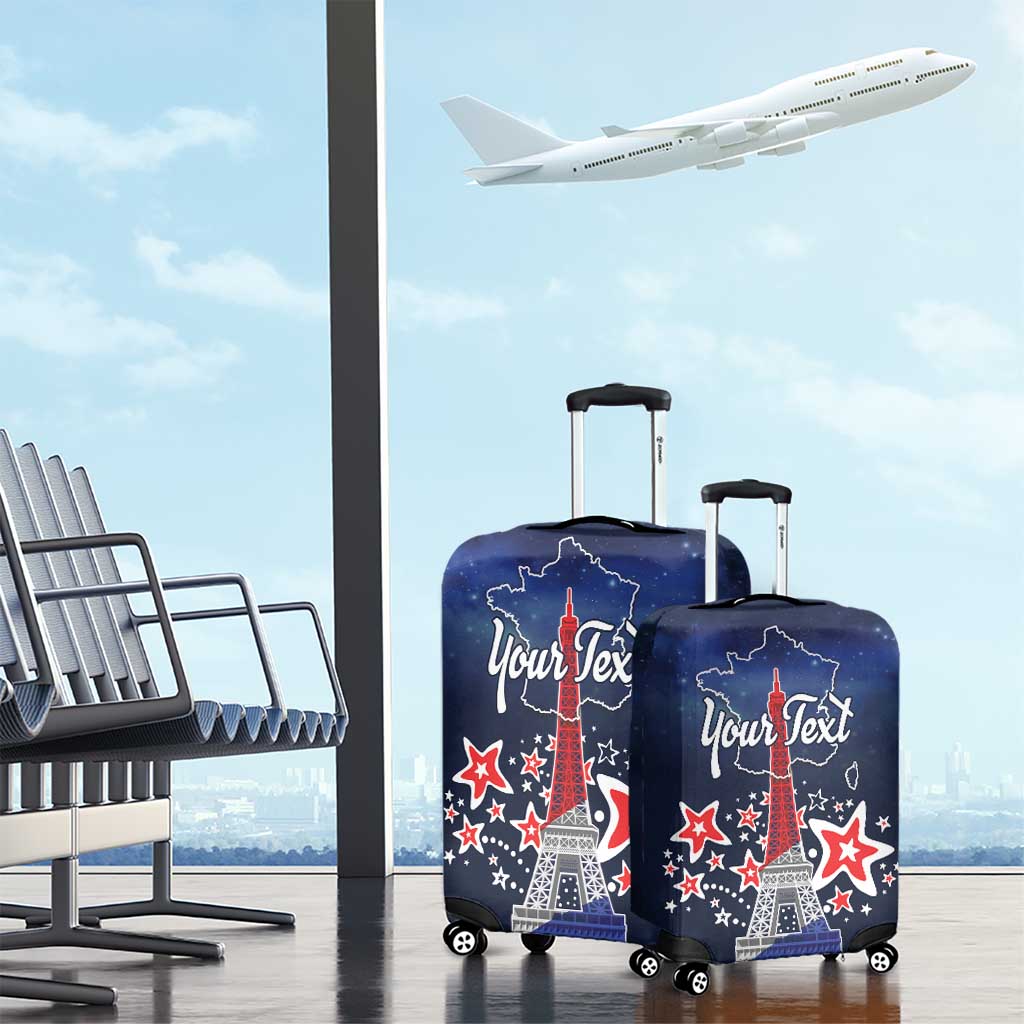 Personalized Happy Bastille Day Luggage Cover Vive la France!