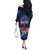 Personalized Happy Bastille Day Off The Shoulder Long Sleeve Dress Vive la France!