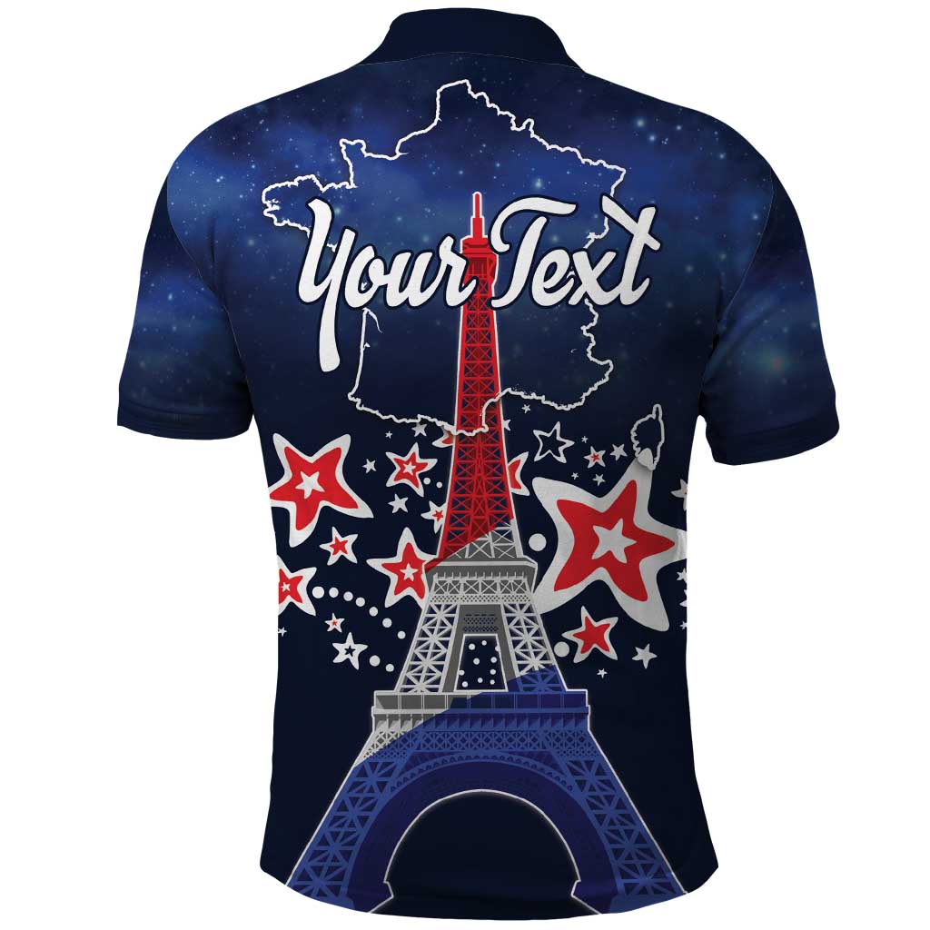 Personalized Happy Bastille Day Polo Shirt Vive la France!