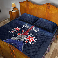 Personalized Happy Bastille Day Quilt Bed Set Vive la France!