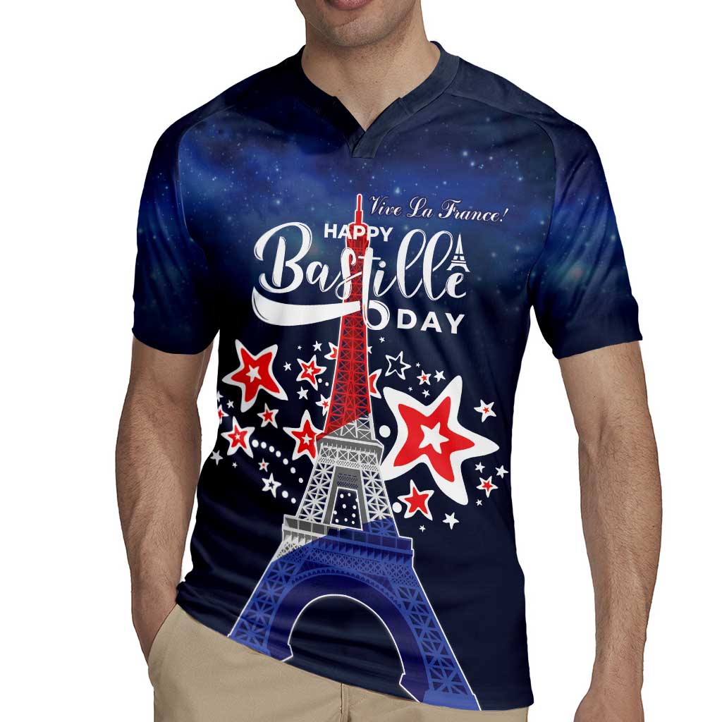 Personalized Happy Bastille Day Rugby Jersey Vive la France!
