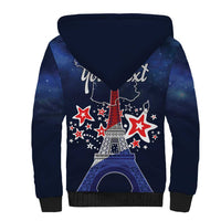 Personalized Happy Bastille Day Sherpa Hoodie Vive la France!