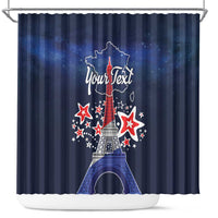 Personalized Happy Bastille Day Shower Curtain Vive la France!