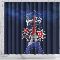 Personalized Happy Bastille Day Shower Curtain Vive la France!