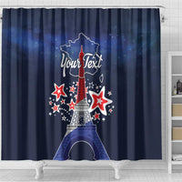 Personalized Happy Bastille Day Shower Curtain Vive la France!