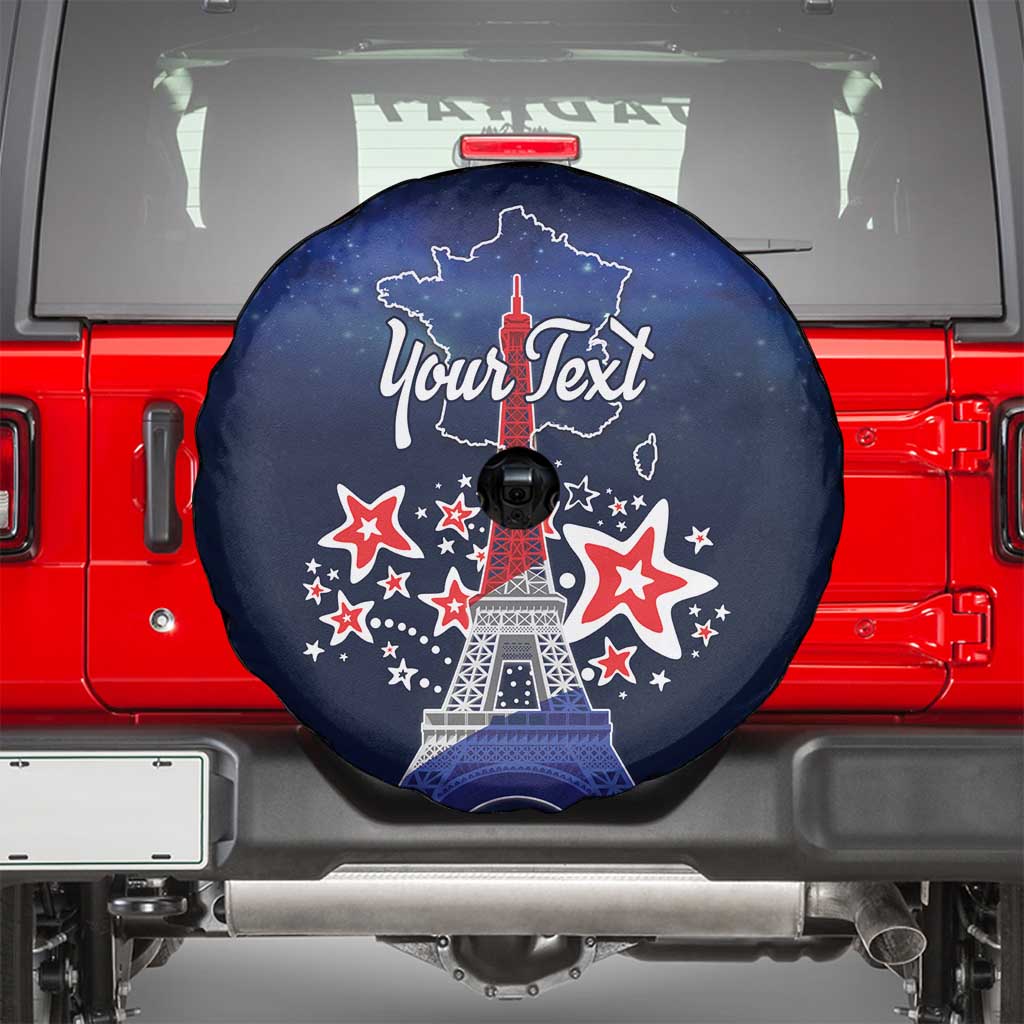 Personalized Happy Bastille Day Spare Tire Cover Vive la France!